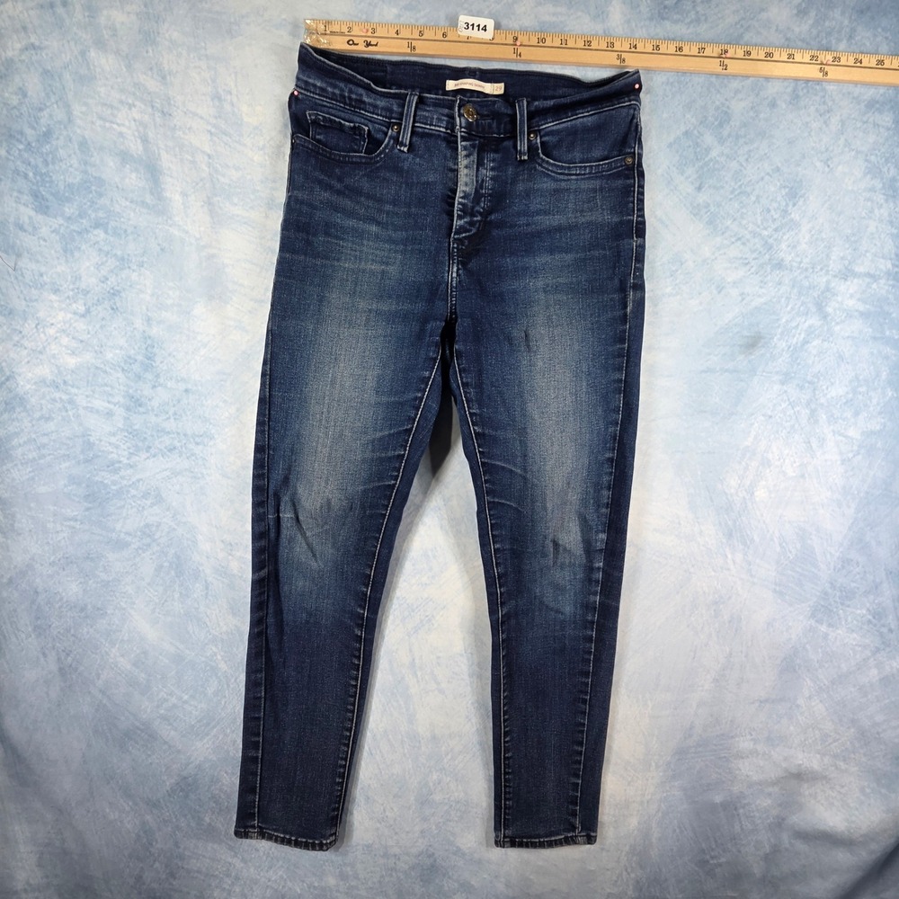 Levis‎ 311 Shaping Skinny Jeans Womens 29 Dark Wash Indigo Mid Rise Denim